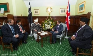 Rt. Hon. Ed Davey MP, The Lord Ahmad of Wimbledon, and Rt. Hon. Nick Clegg MP, the Deputy Prime Minster.