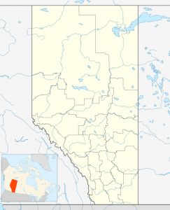 Calgary is in the Alberta province of Canada.