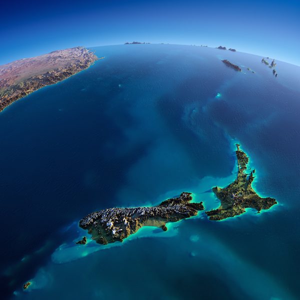 Today’s world is close knit together like a global village. Countries such as New Zealand, although far away from Europe and Asia, will not be safe in the event of a world war. © Anton Balazh / Shutterstock.com