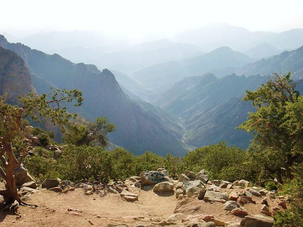 After the battle of Badr, God made the souls of the dead enemy soldiers hear the words of the Holy Prophet Muhammadsa in Barzakh (the intermediary state). Photo: Mountains of Hejaz, the region where the Battle of Badr took place. This is not the exact location but the general and vast region, where Badr is located.