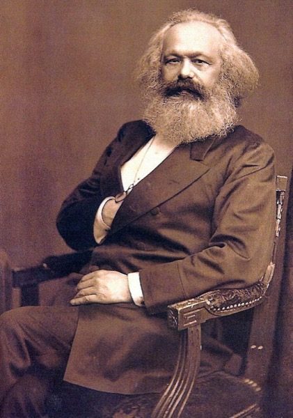 Karl Marx had a philosophy about landownership and the State, which suppressed individual freedoms and progress. (Accessed via Wiki Commons)
