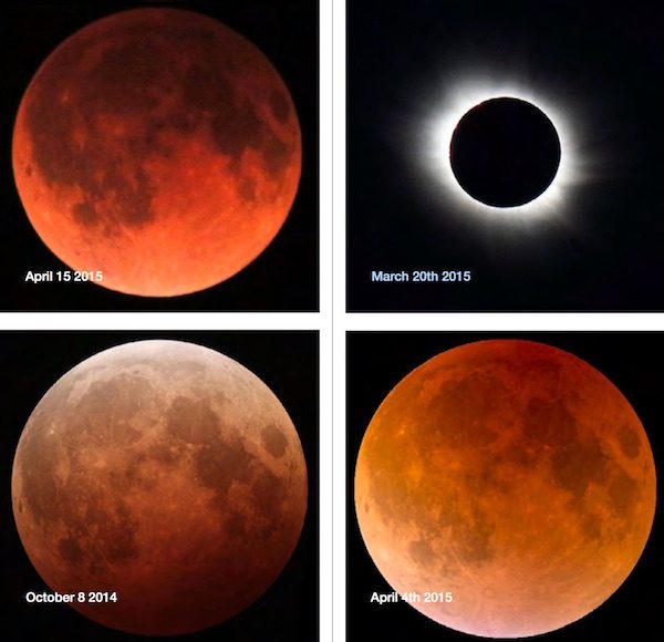 The idea of a “blood moon” serving as an omen of the coming of the end times comes from the Book of Joel. Many predicted the second coming of Jesus to occur in 2015 but when the prediction failed, articles and blog posts on the Internet were deleted by the authors. (Accessed via Wiki Commons)