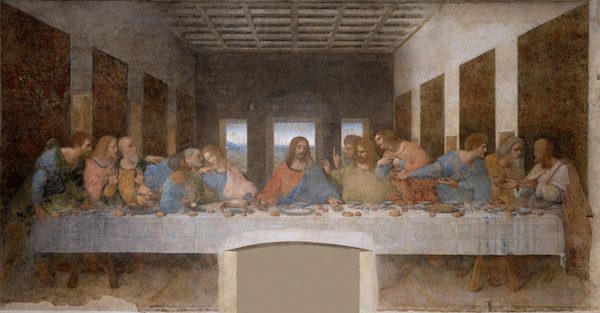 The Last Supper revolves around the sharing of bread and wine. This reinforces the sacred connotations of alcohol within the Christian Faith. Copyright: (Accessed via Wiki Commons)