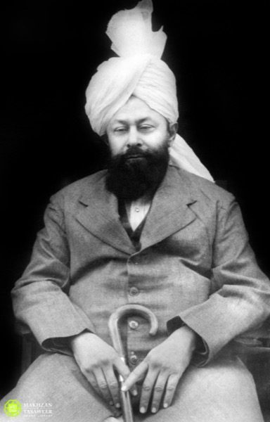 Hazrat Mirza Bashir-ud-Din Mahmood Ahmadra (also known as Hazrat Musleh-e-Maud), the second successor of the Promised Messiah (as), and Worldwide Head of the Ahmadiyya Muslim Community from 1914-1965.