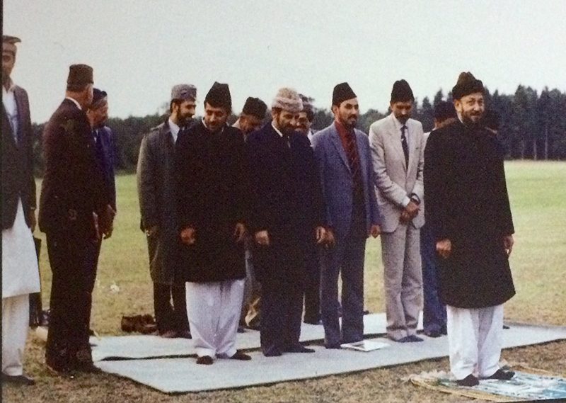 First prayer at Islamabad, Tilford, Surrey.