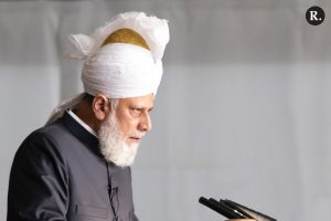 Hazrat Mirza Masroor Ahmad (aba) at Jalsa Salana France