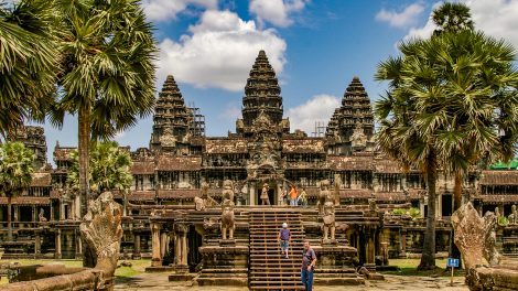 Angkor Wat, a Buddhist temple in Siem Reap, Cambodia