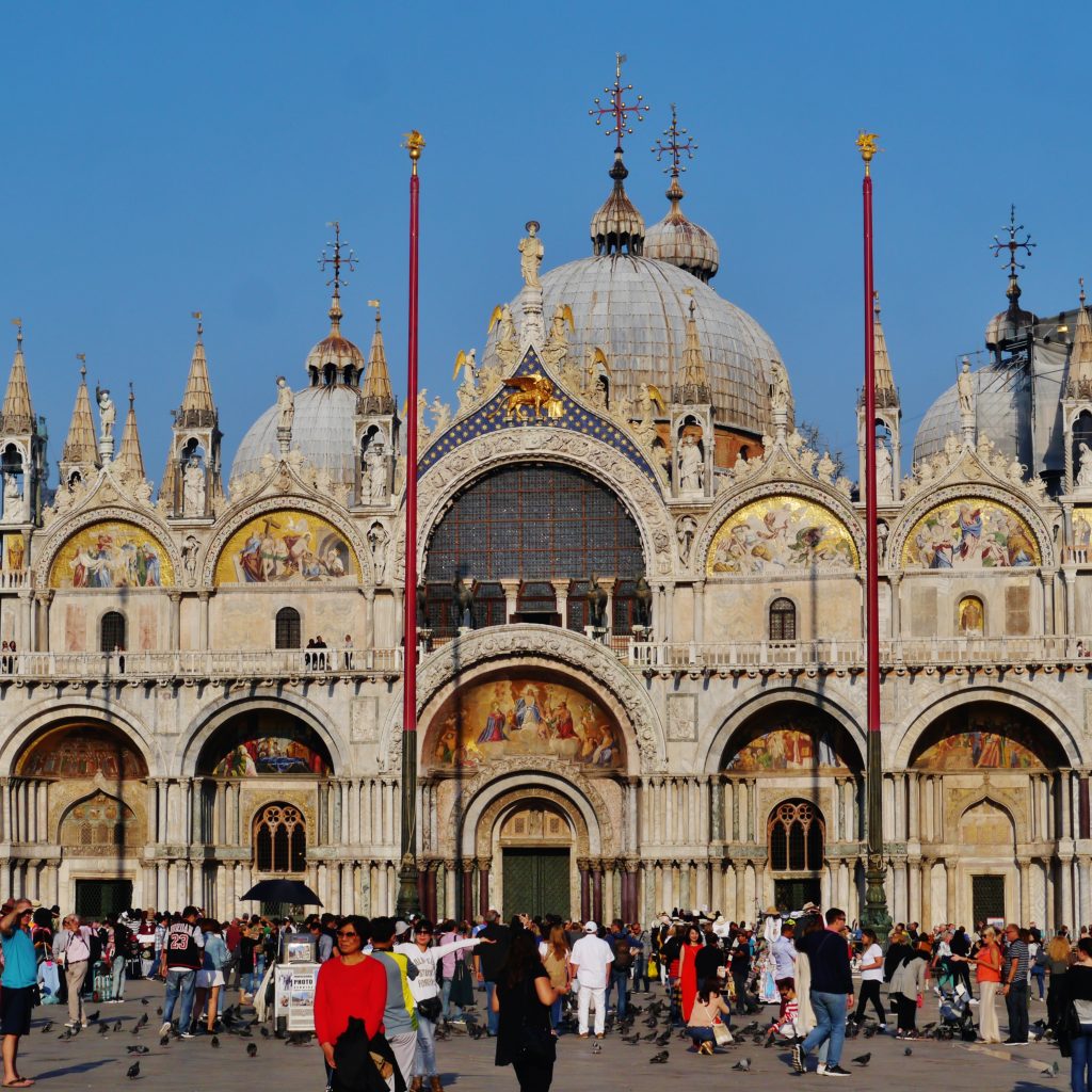 Image of St. Mark’s Basilica in Venice, which took inspiration from architecture in the Middle East