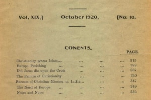 Review of Religions October 1920 Edition