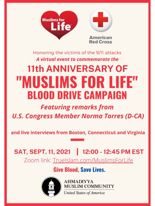 'Muslims for Life' Campaign Poster for 2021