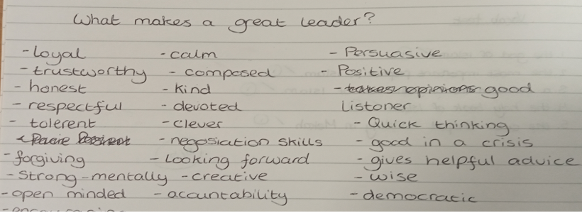 What makes a great leader?