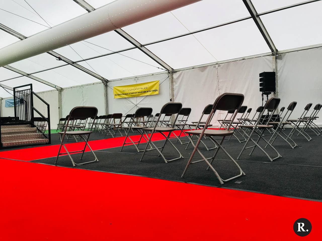 Jalsa Salana UK 2021 Inauguration: Offering Prayers Behind Huzoor (aba) After More Than 18 Months